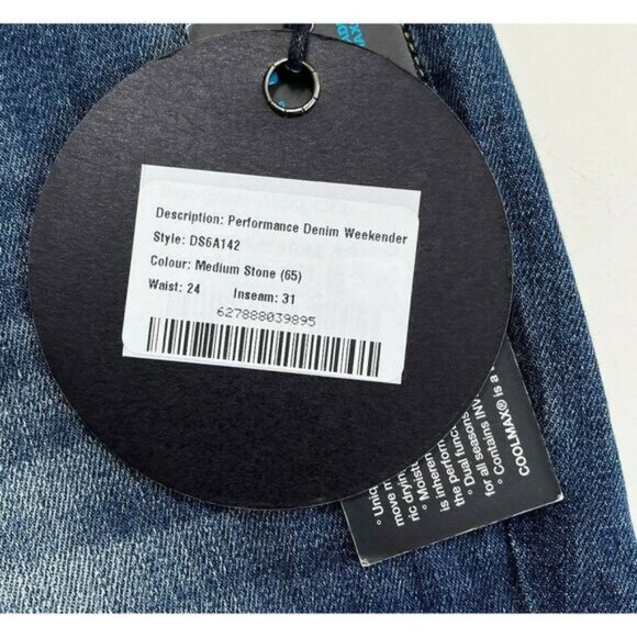 DU/ER Jeans Womens 24 x 31 Dish Performance Denim Weekender L2X Slim DUER - Picture 3 of 9